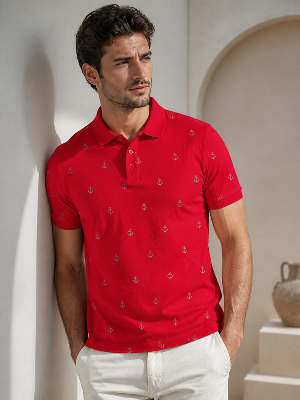 پولوشرت جودون طرح دار وارداتی polo