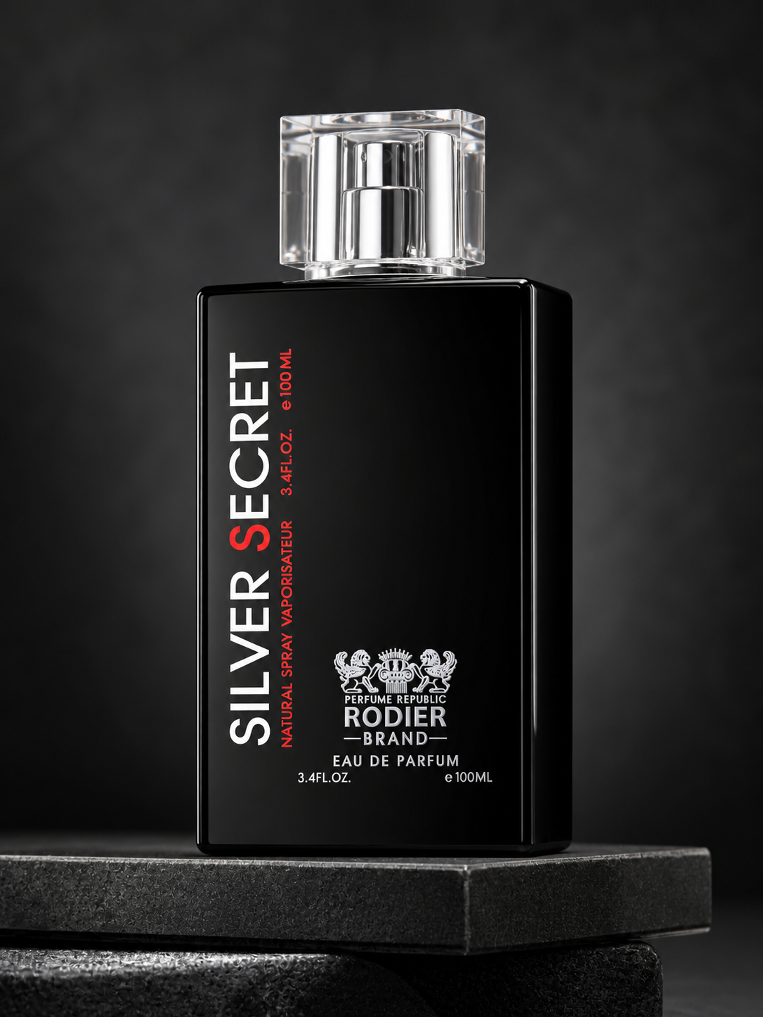ادکلن مردانه برند رودیر مدل Silver Secret ادوپرفیوم ۱۰۰ میل