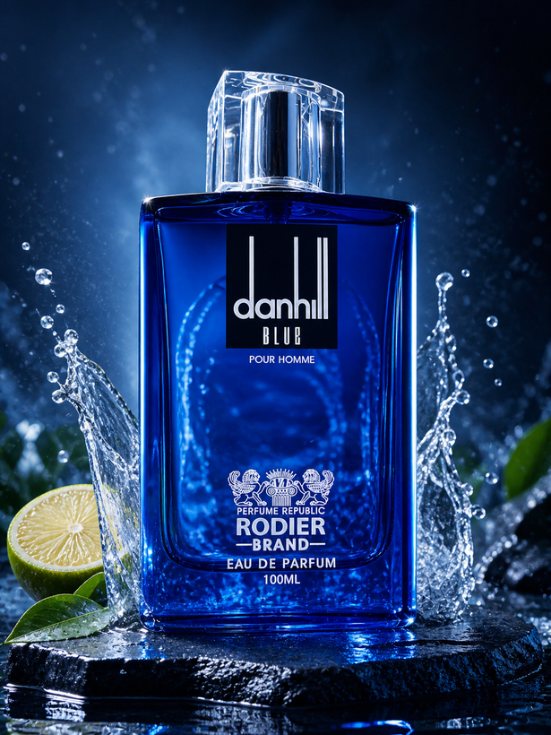 ادکلن مردانه برند رودیر مدل Danhill Blue حجم ۱۰۰ میلی لیتر