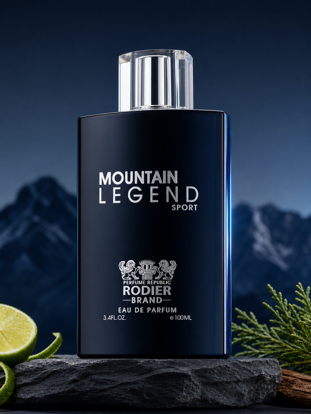 ادکلن مردانه برند رودیر مدل Mountain Legend Sport حجم ۱۰۰ میلی لیتر