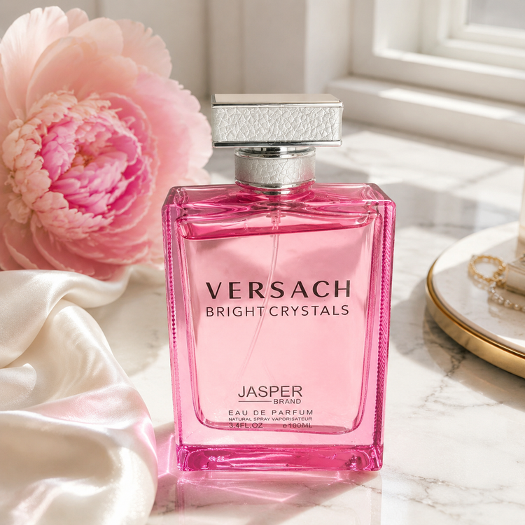 ادکلن زنانه برند جسپر مدل Versach Bright Crystals حجم ۱۰۰ میلی لیتر