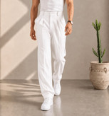 شلوار پارچه ای بگ استایل دوپیل برند zara